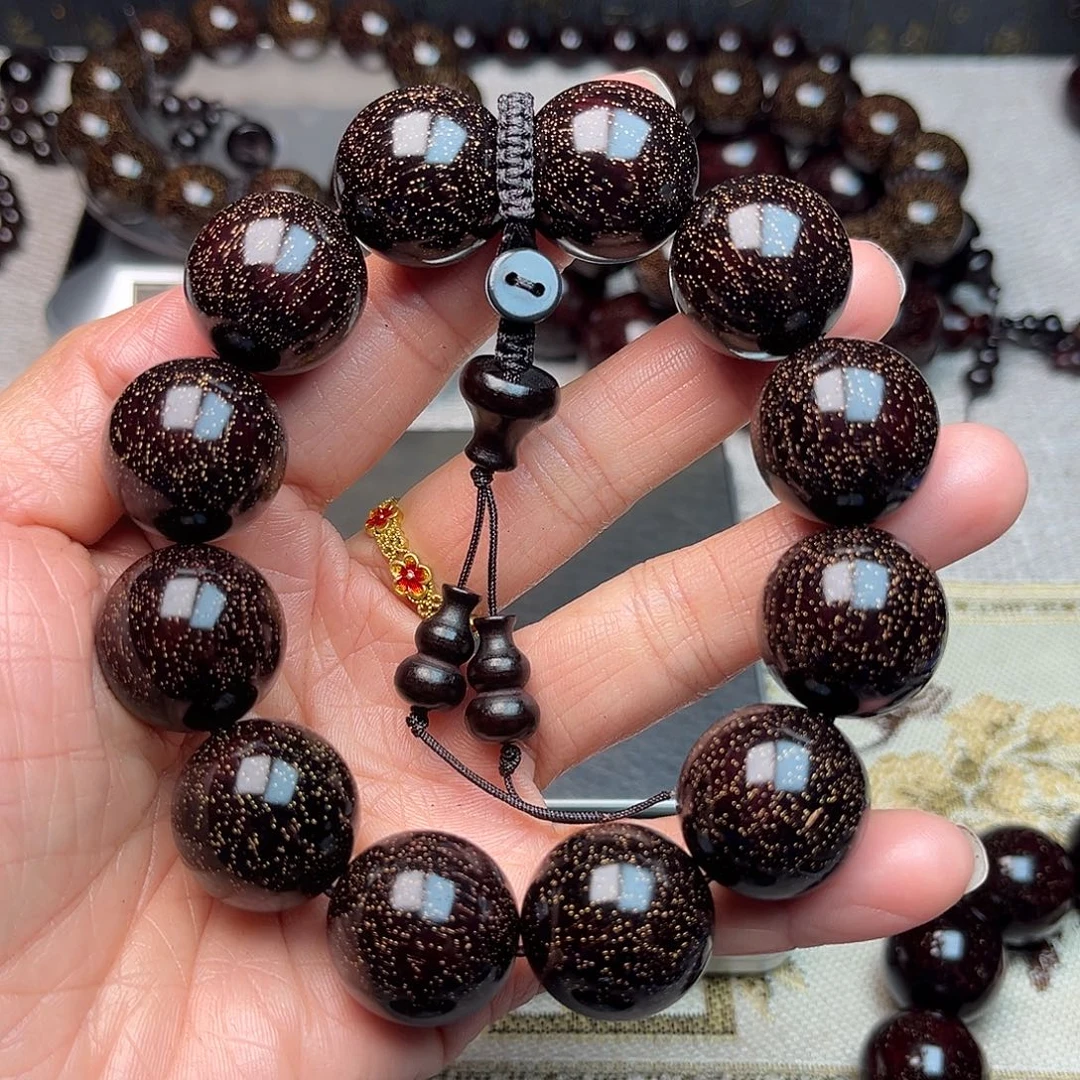 两***崽檀香紫檀（小叶紫檀）2.0 12颗 爆星