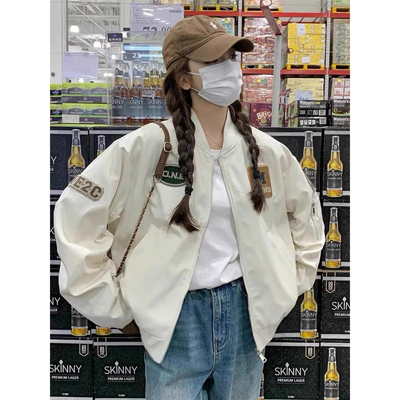 短款棒球服外套女冬装新款2025爆款韩系小个子超好看洋气夹克上衣