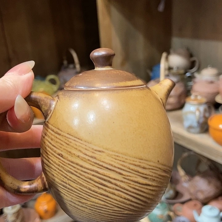 柴烧老岩泥高端茶器