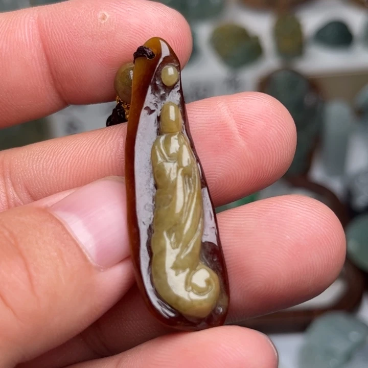 颈饰未镶嵌翡翠悟道