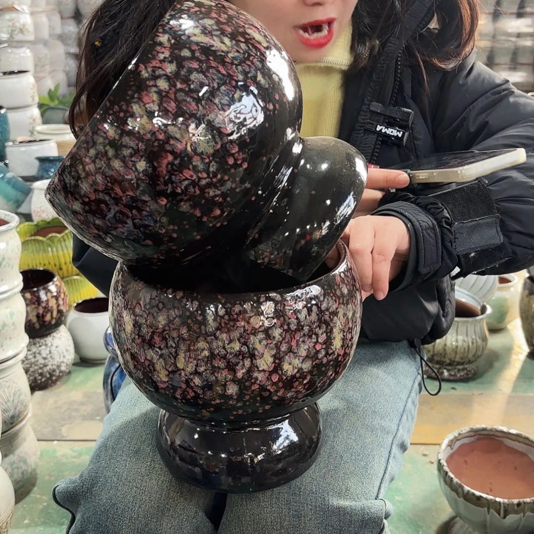 正品两个高20/18红陶