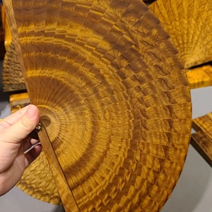 扇子21小叶桢楠金丝楠木苏扇