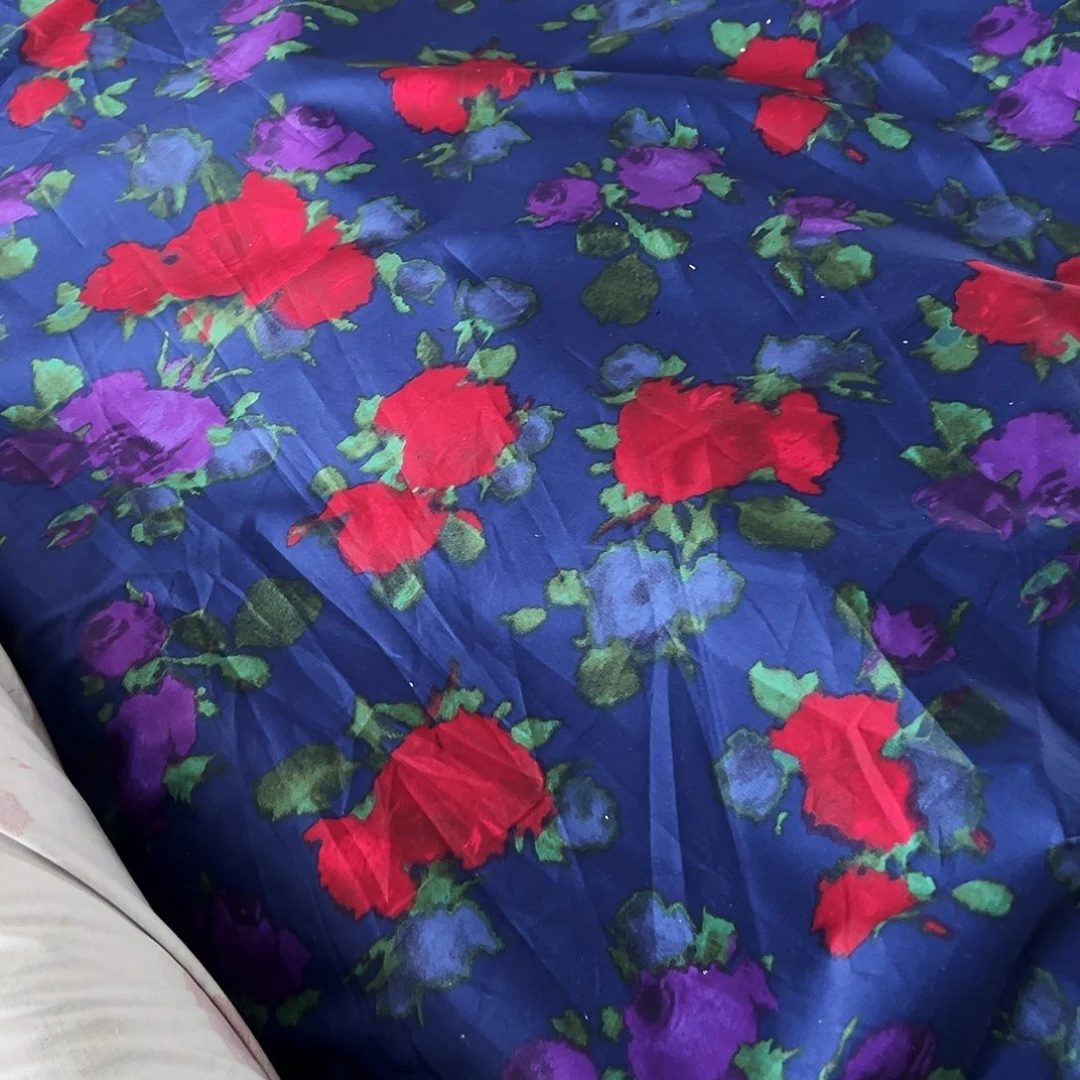 棉一米价港货纯棉弹力贡缎1.4米宽果子对面