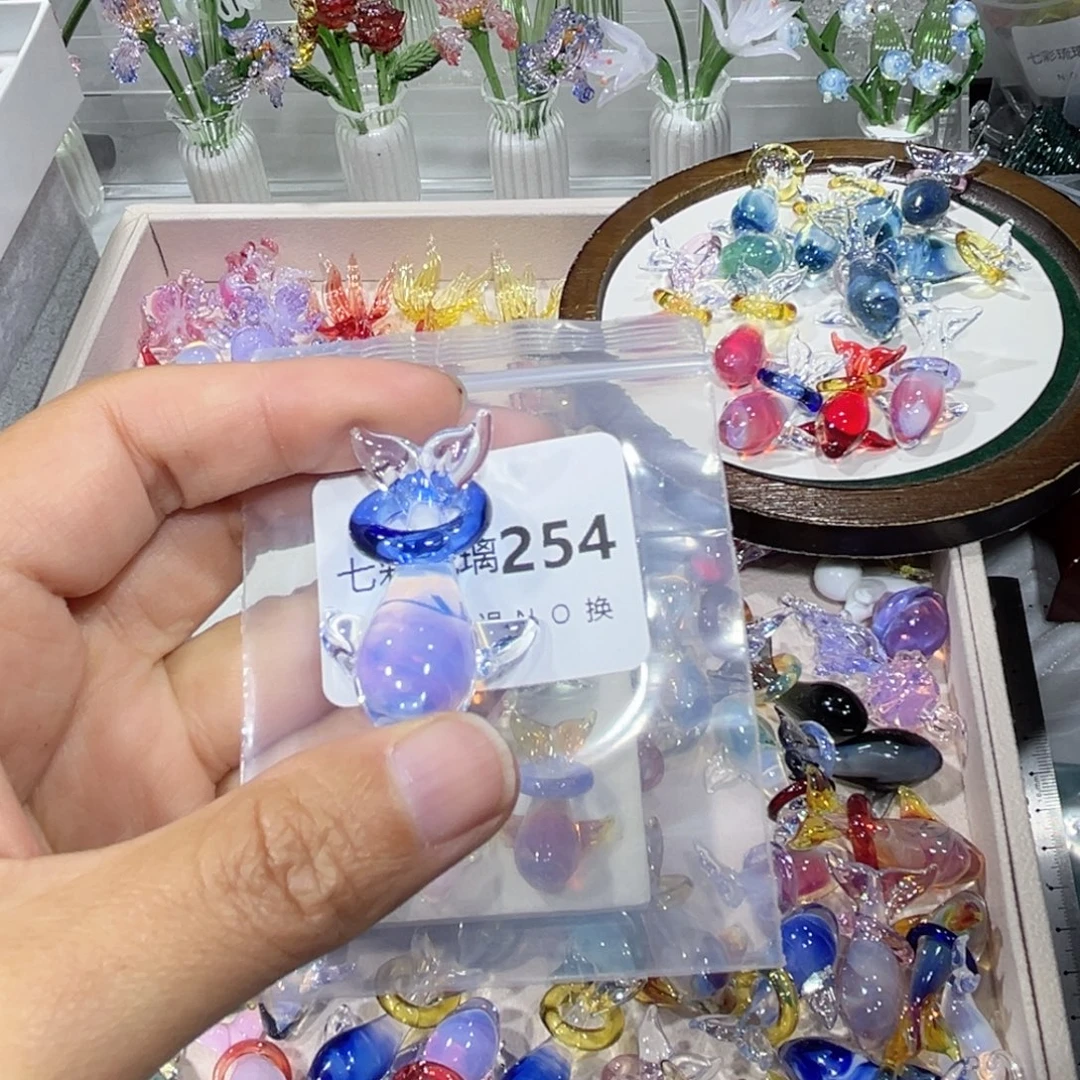 1***8颈饰玻璃254鲸鱼一个