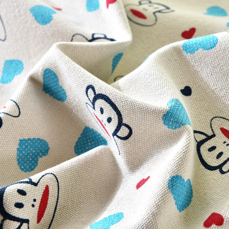 津唐【老帆布凉席精品款可爱猴】一等品平铺款凉席热销热卖可机洗