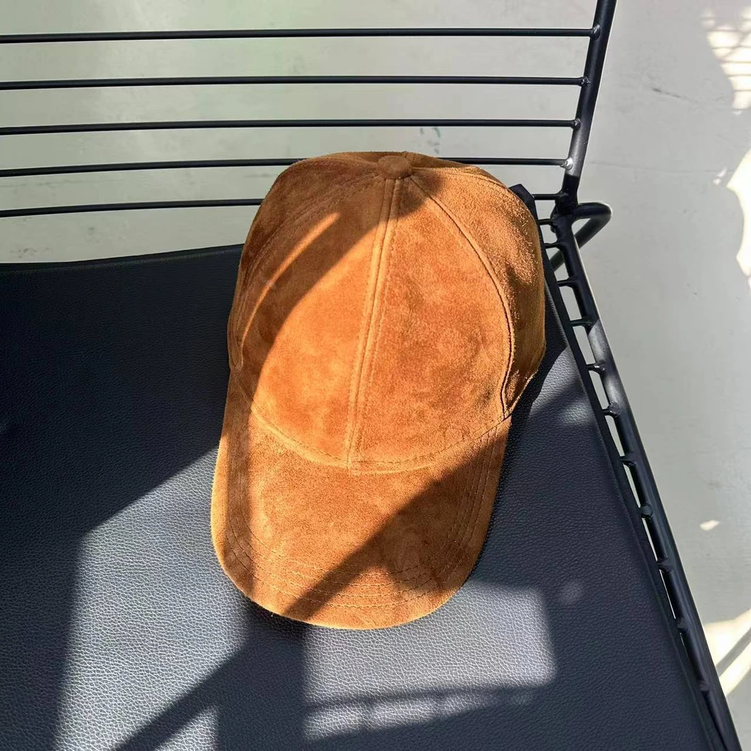 D STUDIO 棕色鸭舌帽