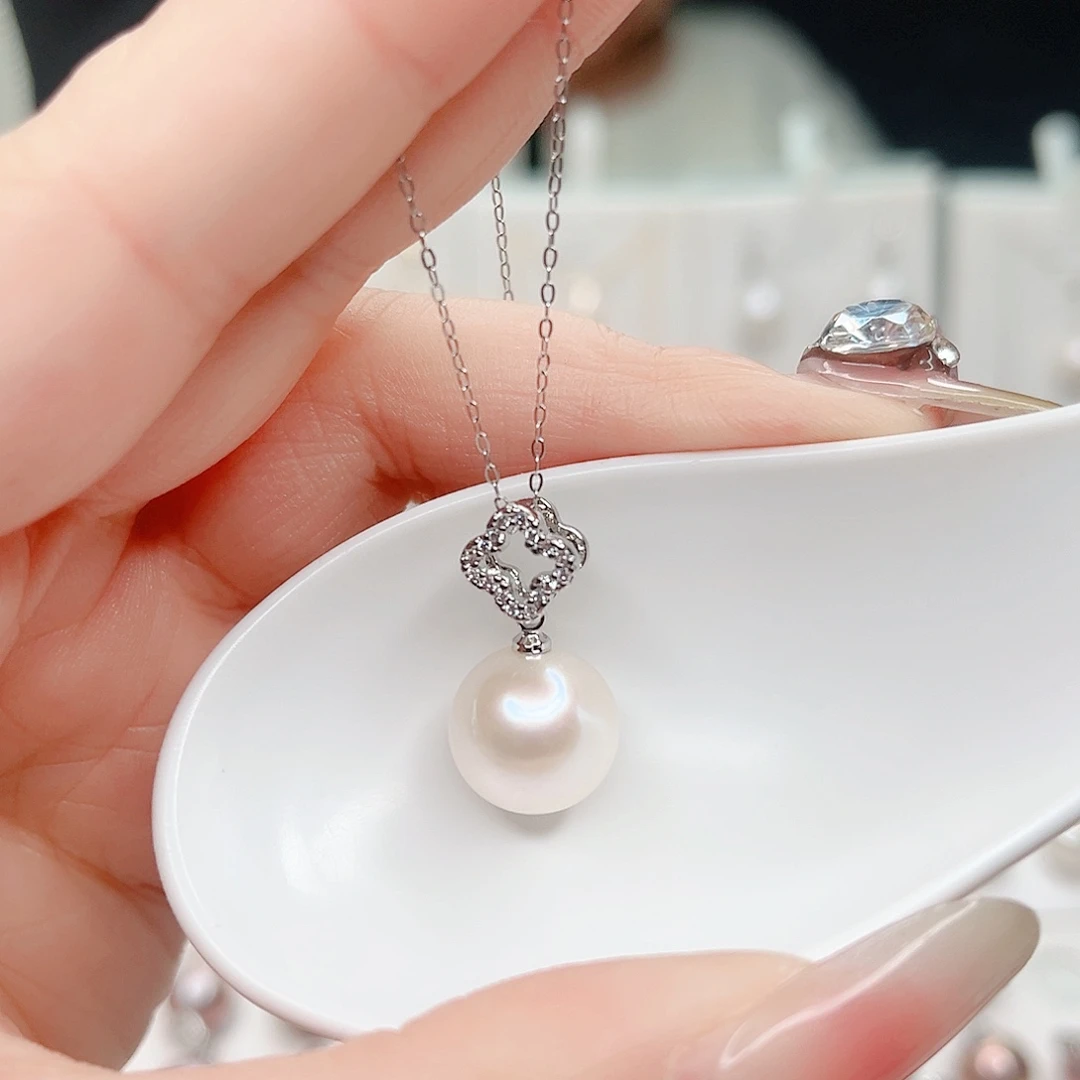 合金淡水珍珠吊坠(赠链)