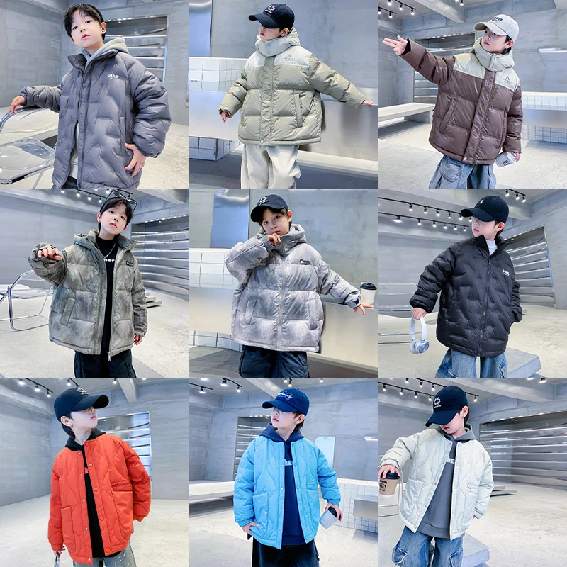 【038-081】【宝贝亨亨】清仓福利90羽绒服男童冬装2025中大童男孩潮