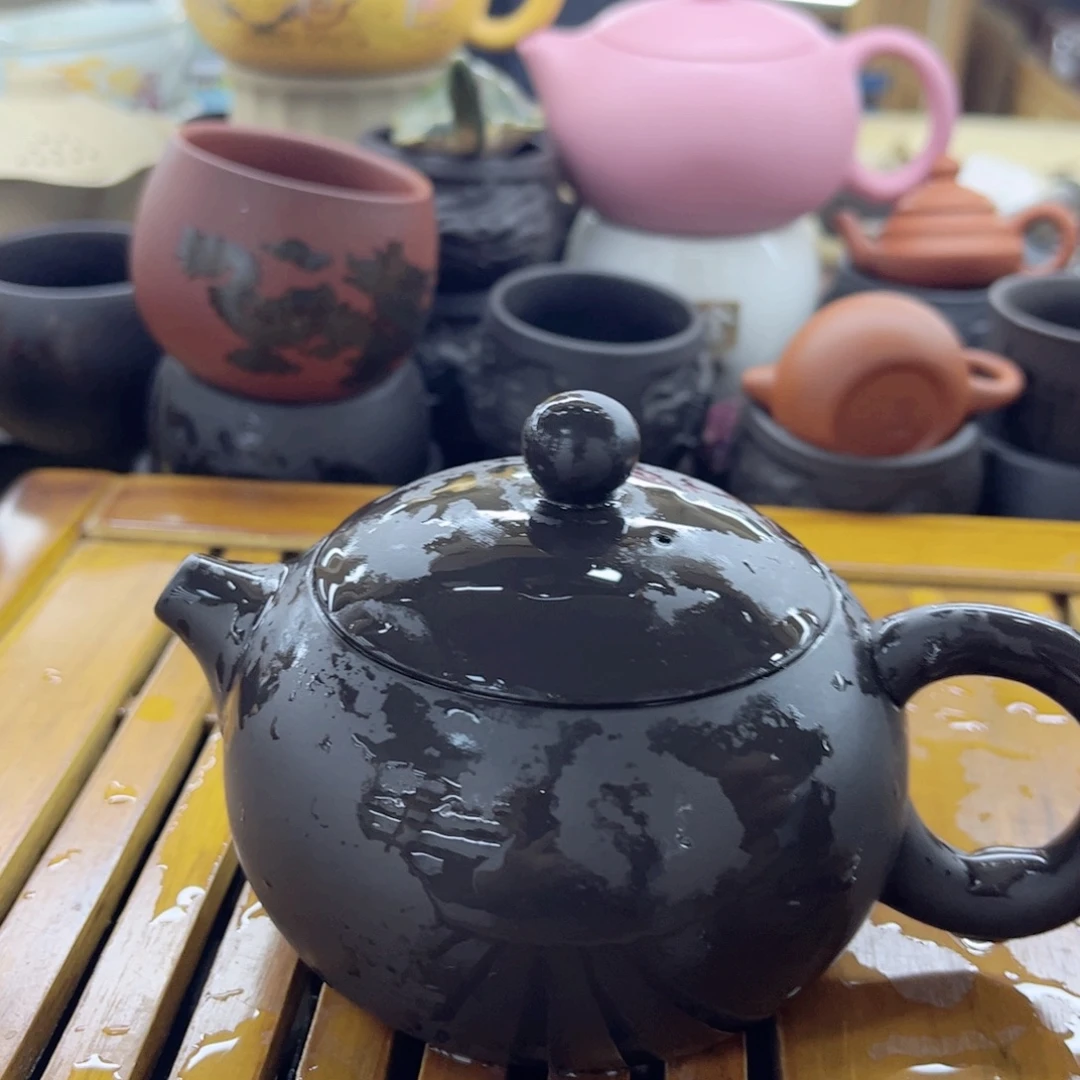 黑珍珠凤鸣西施壶