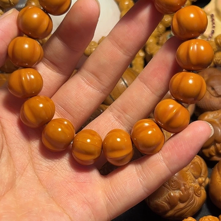 橄榄核手串/手链猴头1.6鲨鱼微瑕