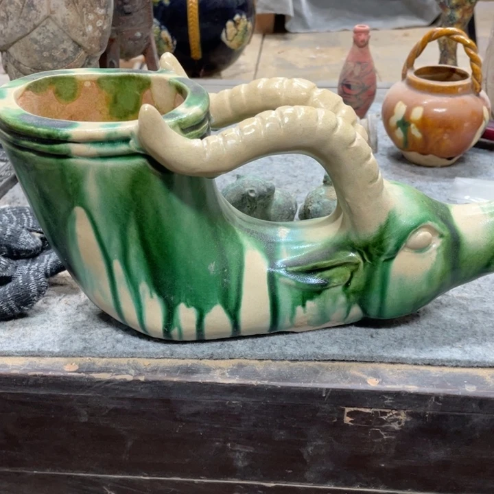 ****️摆件唐三彩陶瓷摆件