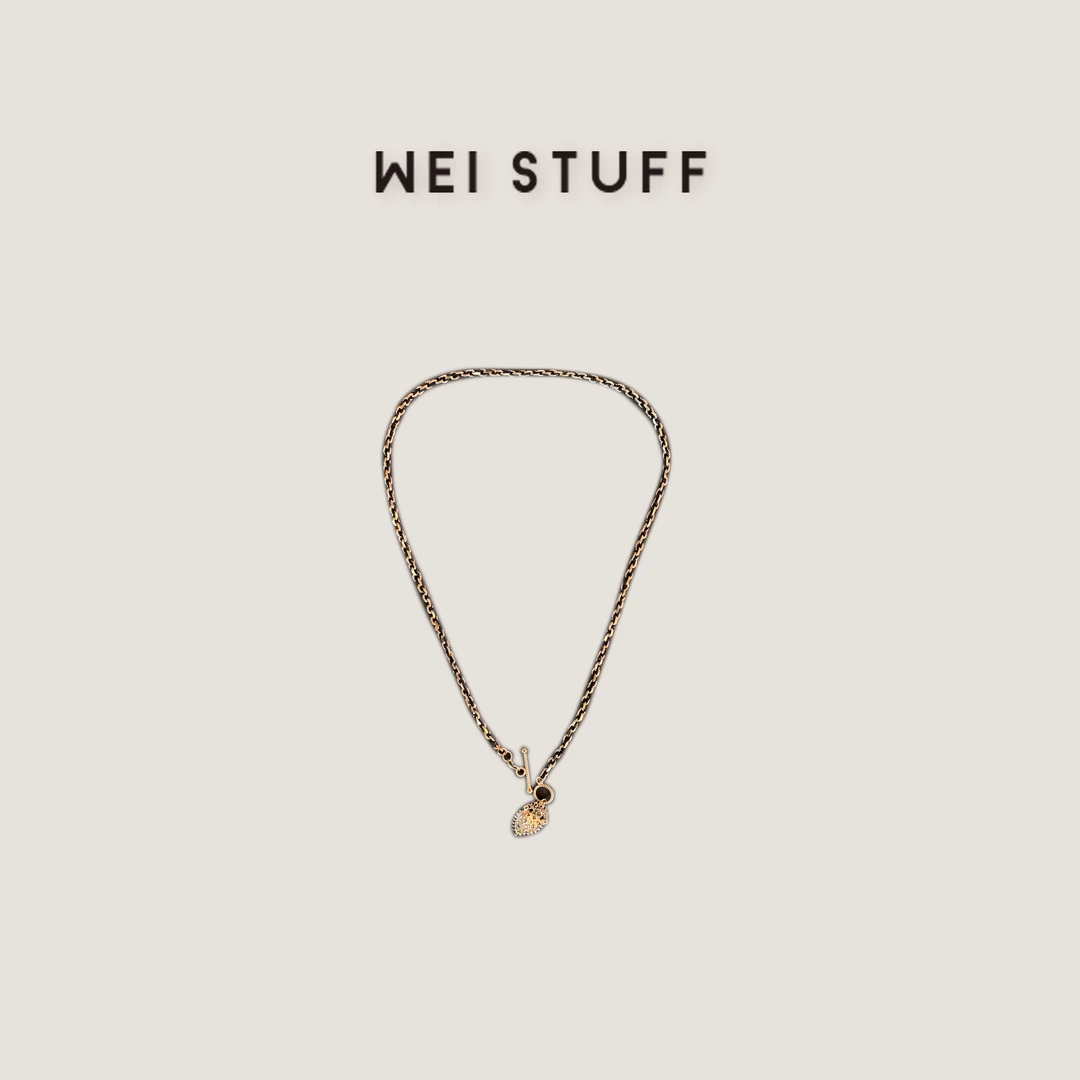 WEI STUFF 坠链均925银  小众时尚复古气质时尚轻奢百搭项链 8861