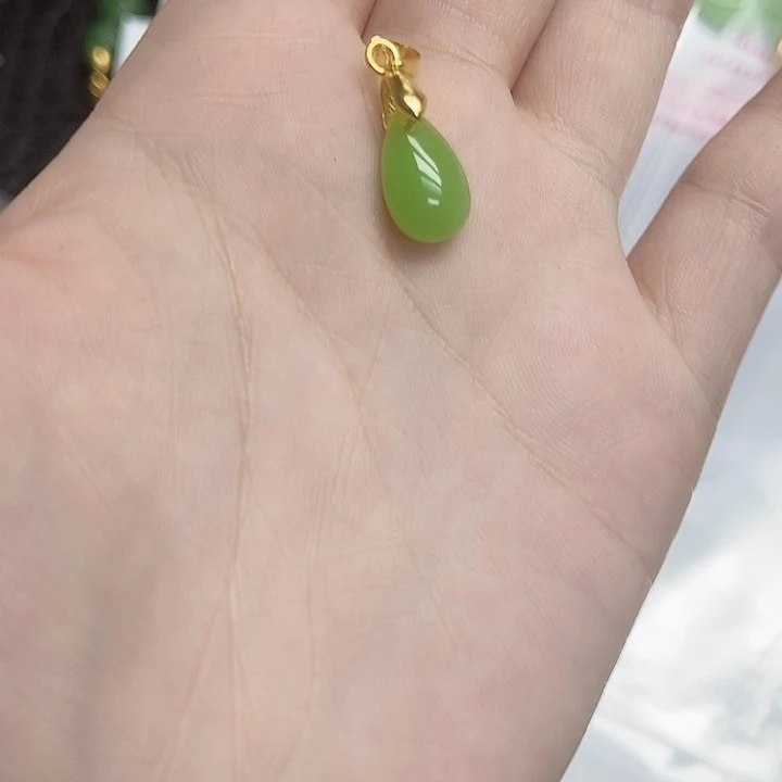 亚克力铁合金苹果绿41