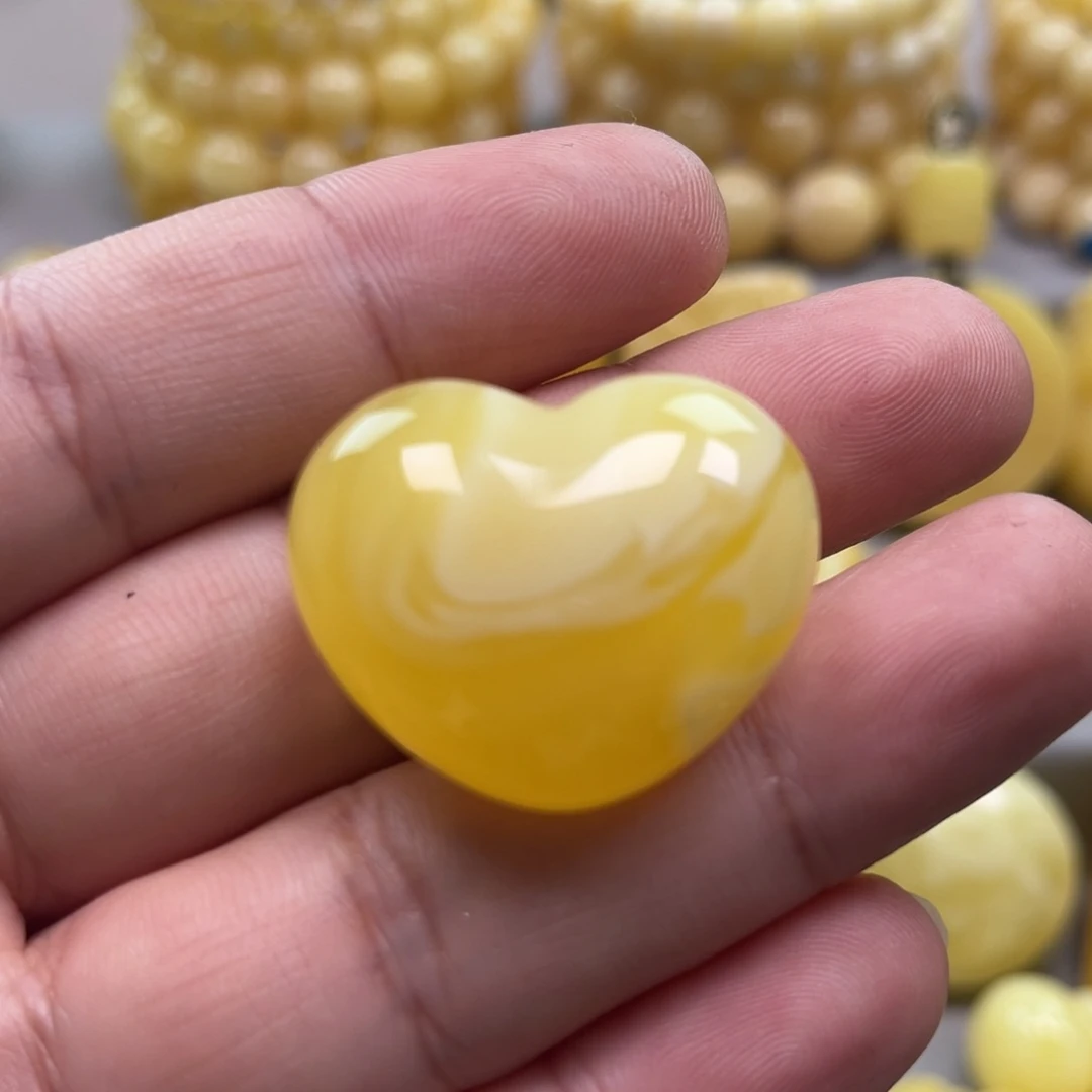 琥珀颈饰未镶嵌吊坠