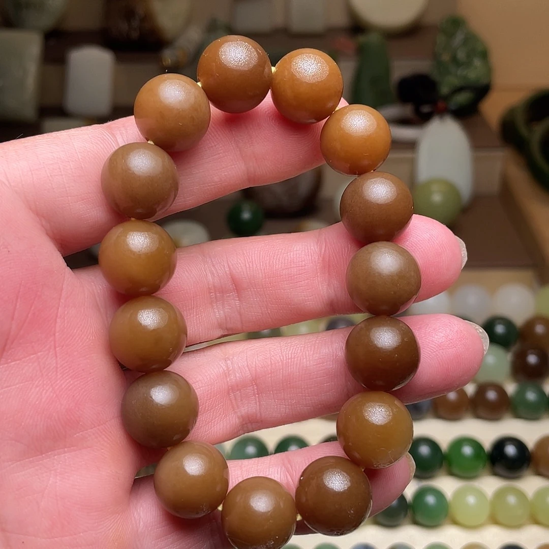 和田玉未镶嵌手链