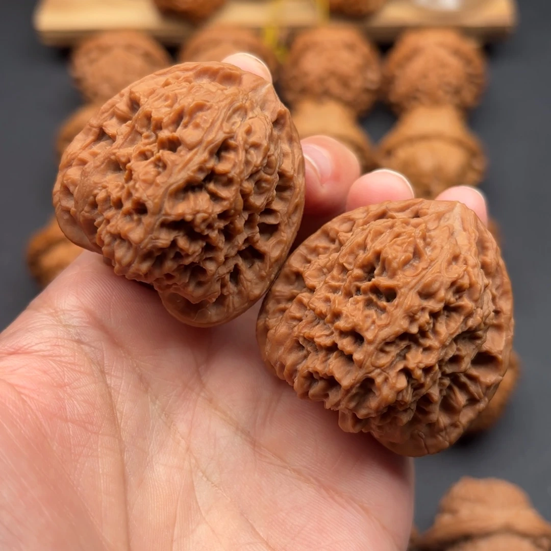 把件文玩核桃三角疆43