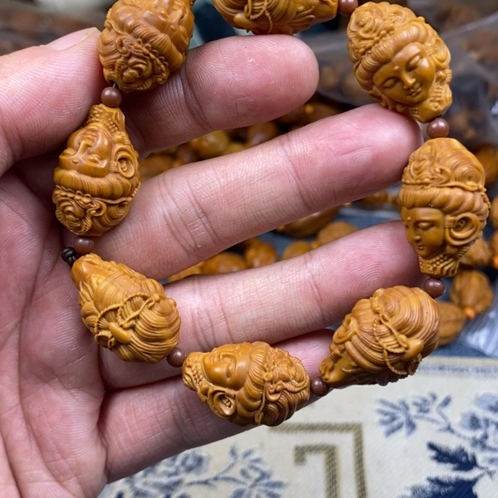 橄榄核手串/手链橄榄核雕工艺手串