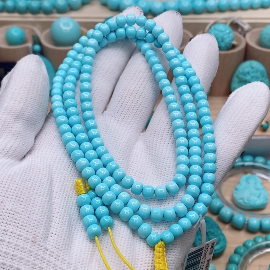 绿松石未镶嵌珠宝奇石5.1mm