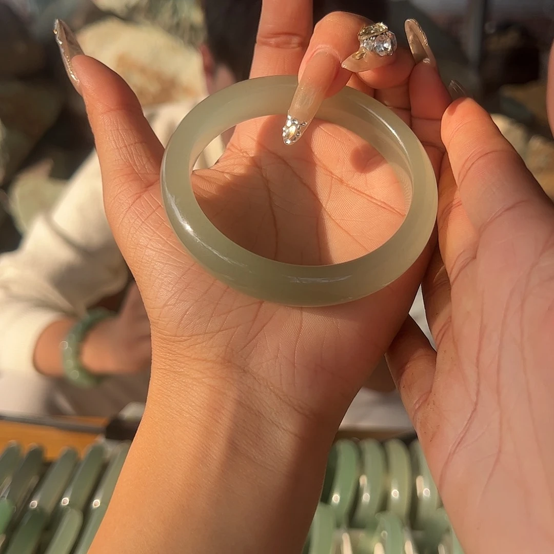 绿东陵冰晴水手镯