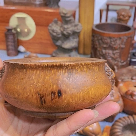 贡木冰*华彩木作摆件