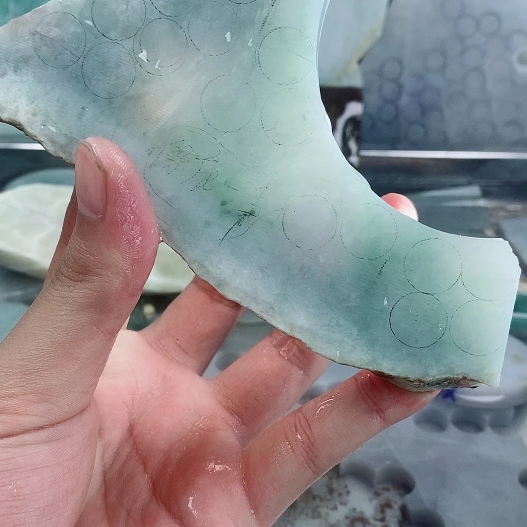 翡翠散珠天然缅甸翡翠a货14