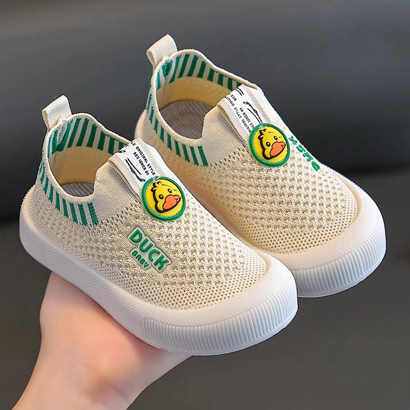 2025小黄鸭儿童运动鞋男童室内鞋女孩春夏季宝宝鞋子帆布鞋防滑