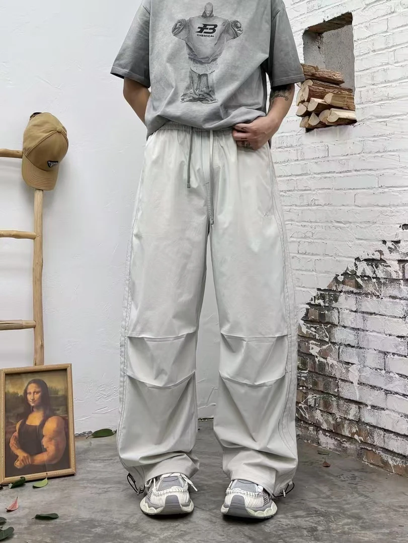 2025新款夏季直筒裤休闲裤男式宽松长裤时尚百搭休闲长裤潮