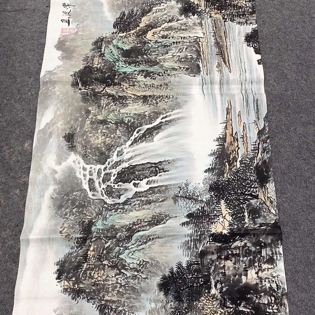 国画国画手绘作品