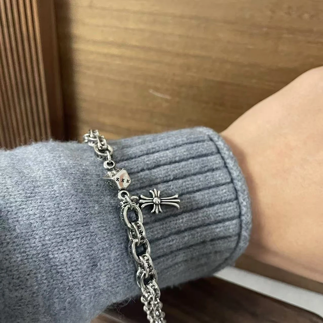 铜合金合成锆石手链 铜合金合成锆石手链饰壹Jewelry百搭个性JL