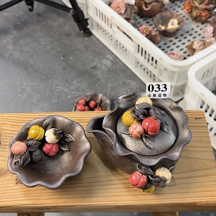 山泉造物手工制作柴烧033一套