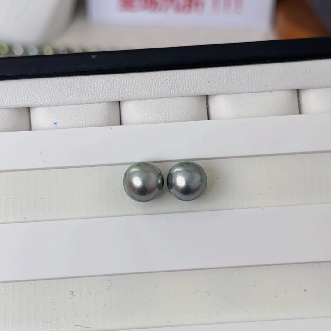 海水珍珠裸珠未镶嵌大溪地裸珠9-10mm可定制爱