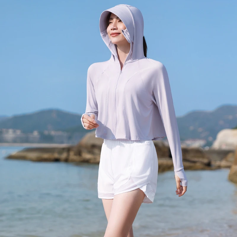 【44号】N52107MY防晒衣女外套透气防紫外线夏季户外遮阳冰丝凉感