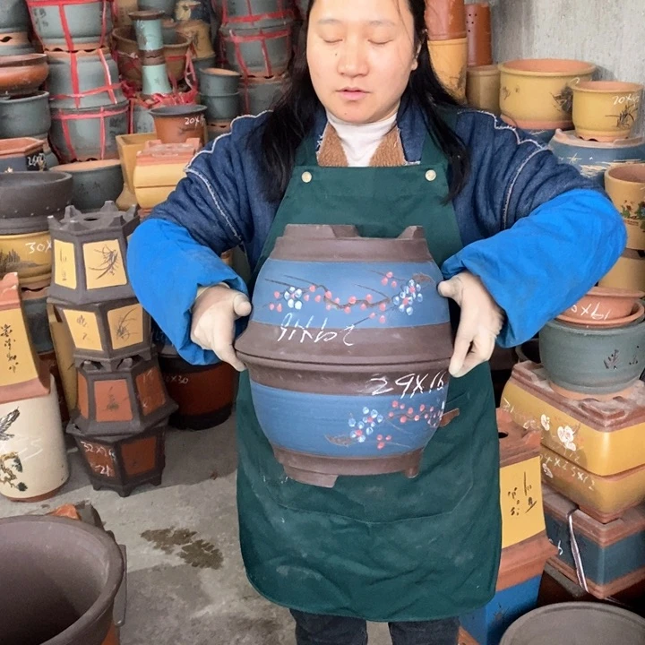 紫砂花盆盆栽花卉苗木种植