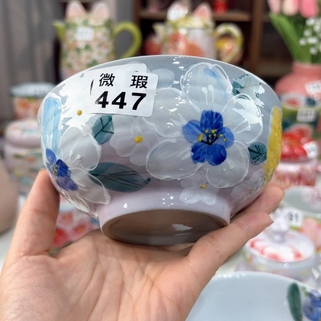 景德镇手绘高温釉下彩陶瓷茶具