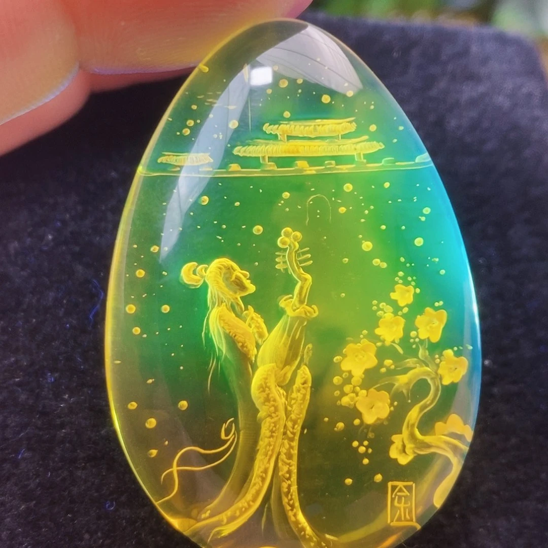 【闪购商品】金珀吊坠(不含链)未镶嵌