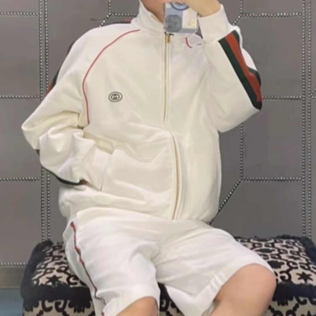 95新 GUCCI/古驰 刺绣小标外套/S码/A0824