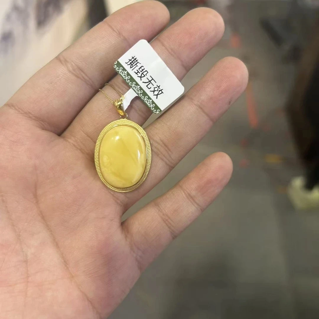 天然蜜蜡吊坠多样性拍一发一