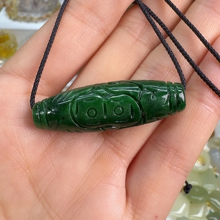 颈饰未镶嵌翡翠桶珠