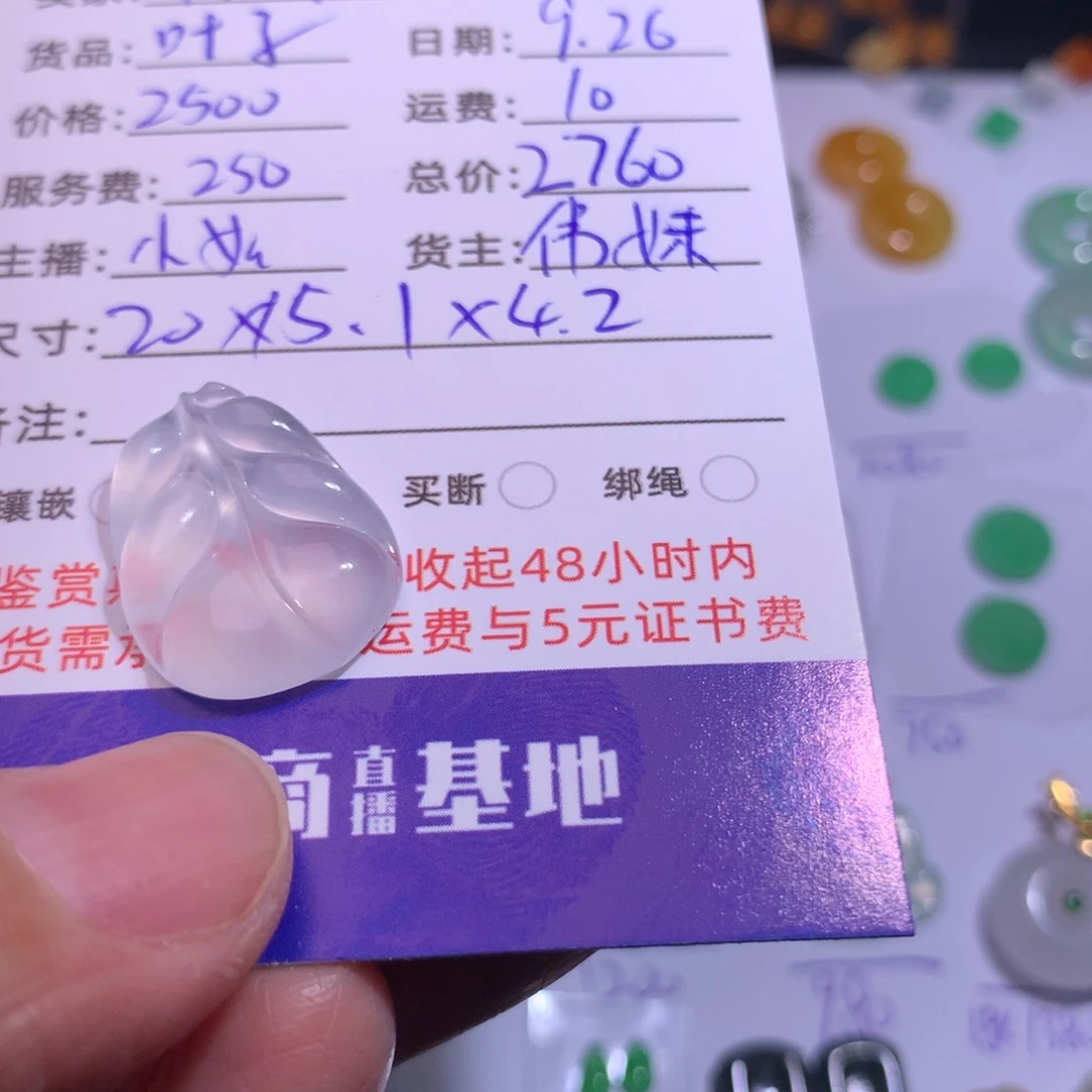 颈饰未镶嵌翡翠秋**去叶子