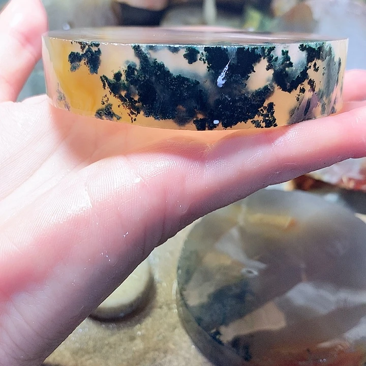 定制玛瑙淡**雨定制手镯