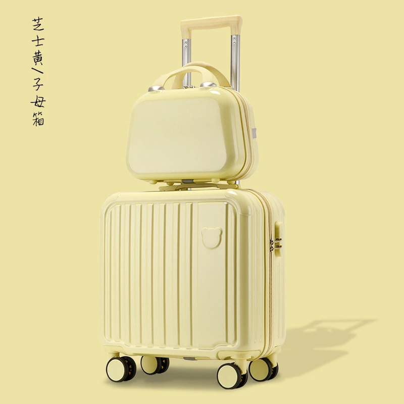 18寸登机箱小熊16卡通小行李箱拉杆箱密码旅行箱子静音万向轮拉链