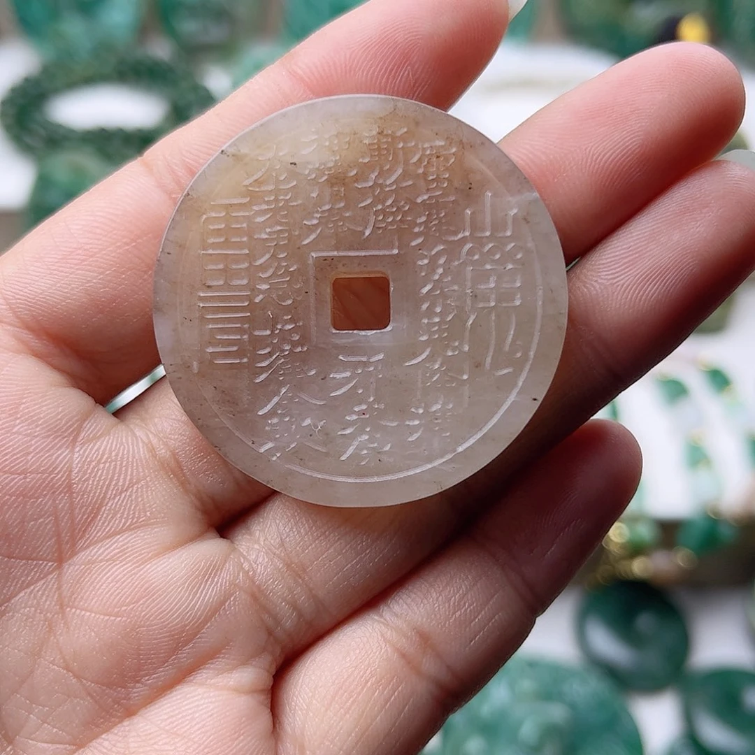 独山玉挂件未镶嵌锦**.