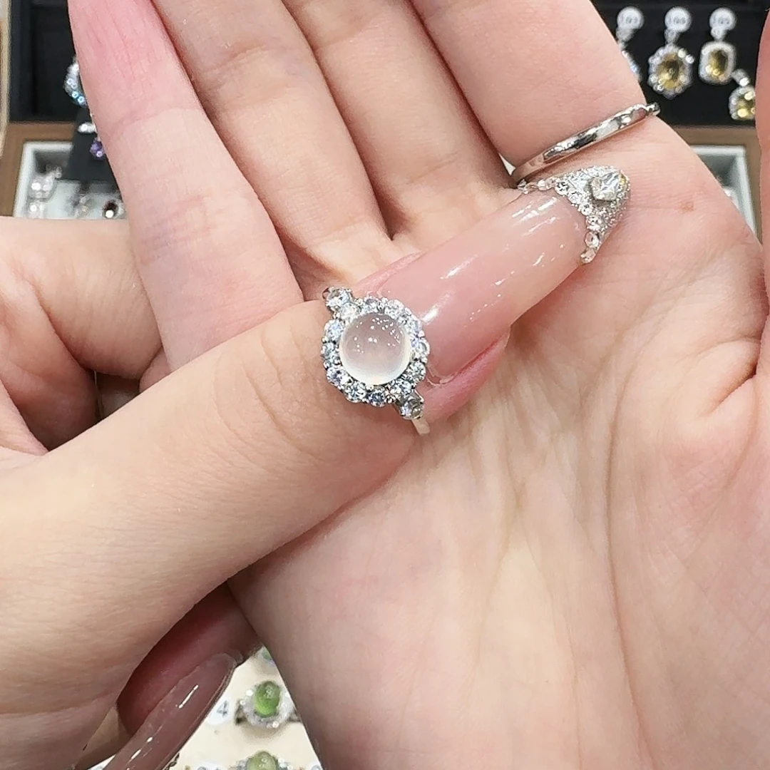 第***️紫晶银S925镶嵌戒指