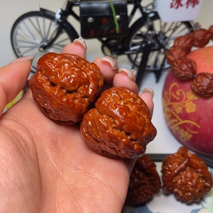 吊坠文玩核桃蛤蟆头41尺