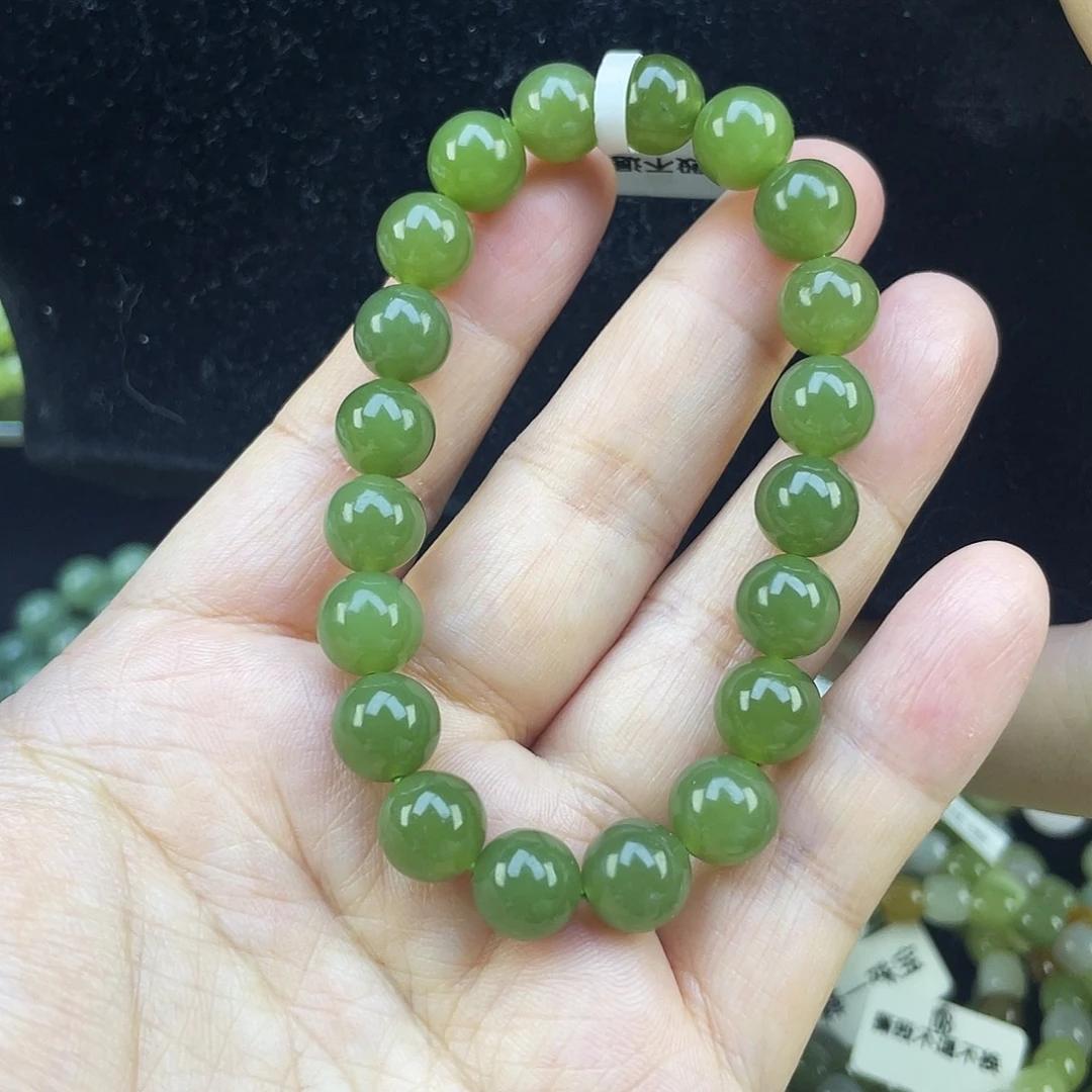 和田玉未镶嵌手链4