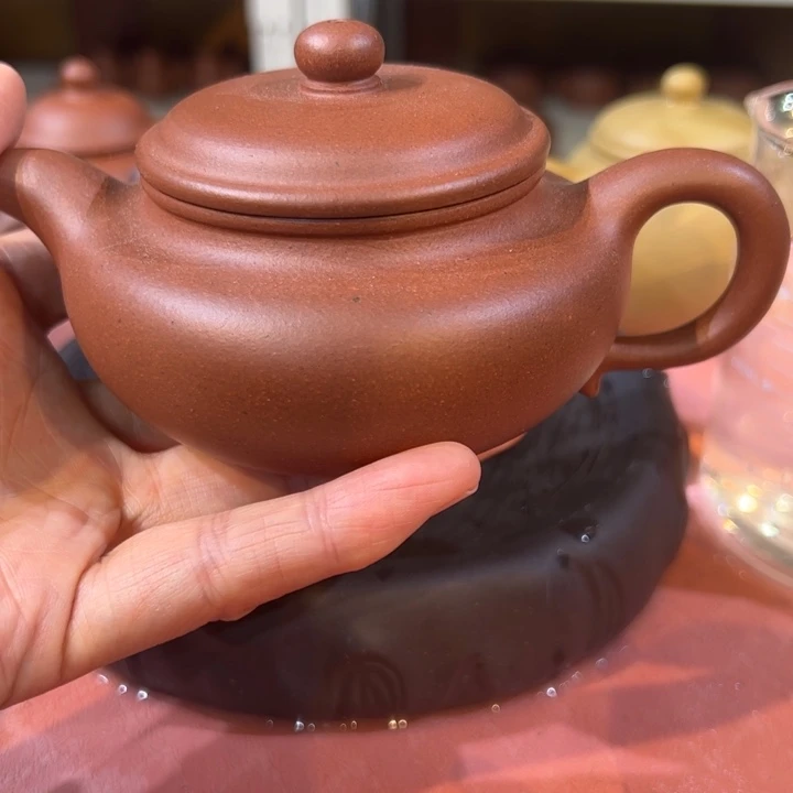 紫砂茶壶底槽青仿古200cc