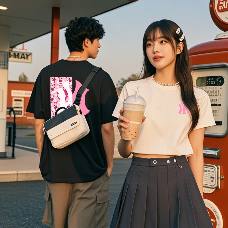 男士潮流T恤夏季百搭舒适纯棉短袖轻奢高级感新款圆领半袖