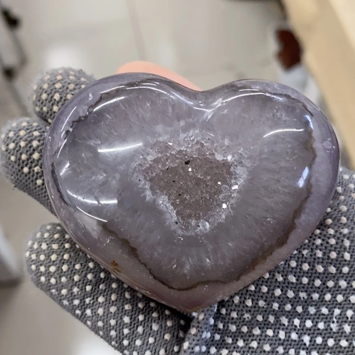 未镶嵌紫晶珠宝半成品