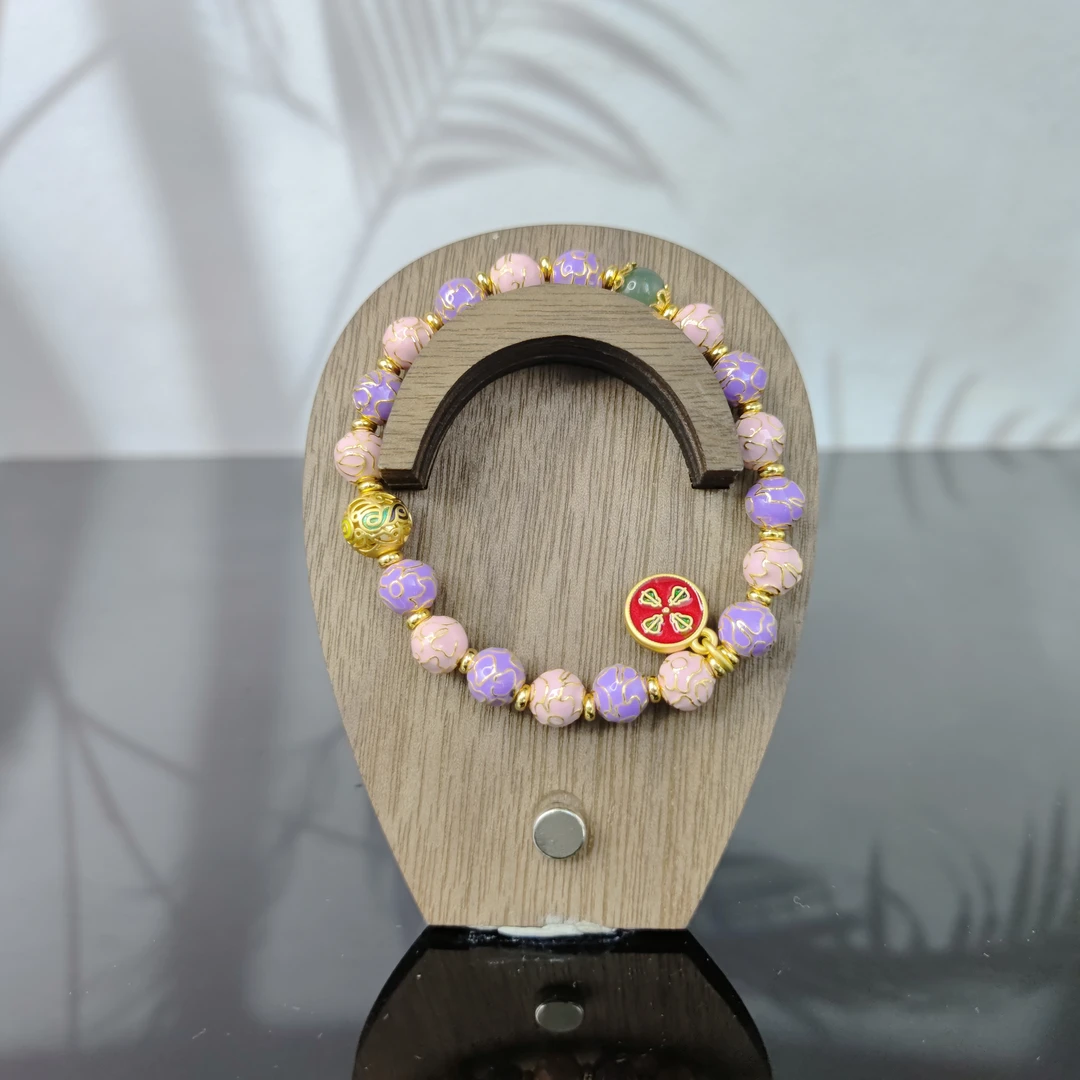 N和田玉掐丝珐琅手串1113