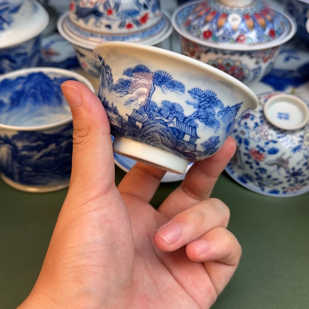 彦祖纯手工手绘茶具145